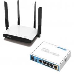 Access Point, Router. Routerboard, Tűzfal, stb.