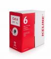 Kábel Cat6   UTP fali LSOH 305m szürke KE400U23LSOH-Dca-RLX KELine [10432]-a