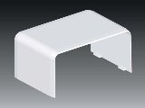 Kcs 80x 40mm illesztés-takaró EKD fehér 8502 HB Kopos Kcs 80x 40mm illesztés-takaró EKD fehér 8502 HB Kopos