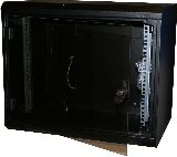 Rack szekrény 12U  fali 19" 600x600 fekete RBA-12-AS6-BAY-A1 Triton [11065]