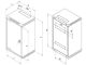 Rack szekrény  5/10U fali 19/10"  szürke RKA-10-AS3-CAY-X1 Triton [11820]-g