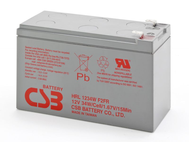 Akkumulátor 12 V   9 Ah HRL1234WF2 CSB [12019]