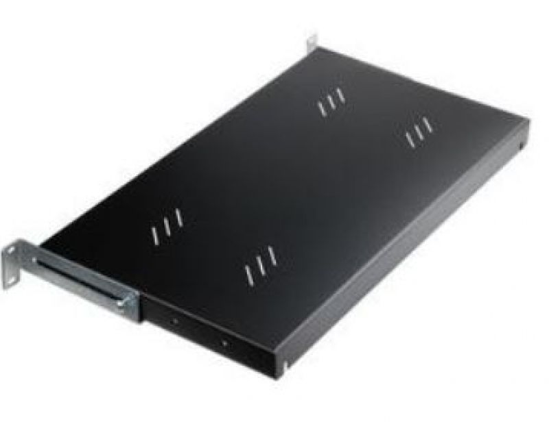 Rack polc 19" 1U 250mm fekete fix RAB-UP-250-A4 Triton