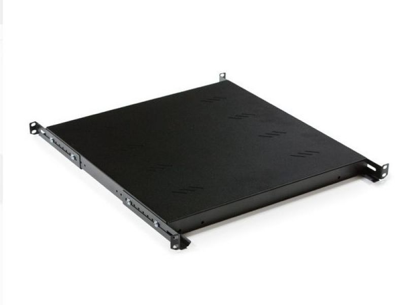 Rack polc 19" 1U 450mm fekete fix RAB-UP-450-A4 Triton