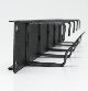 Rack gyűrűspanel 19" 1U 40x 40mm fekete RAB-VP-X01-A2 KELine-a