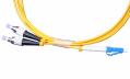 Patch kábel SM 9/125 FC/UPC < > LC/UPC DLX   2m OptiC [12680]-a