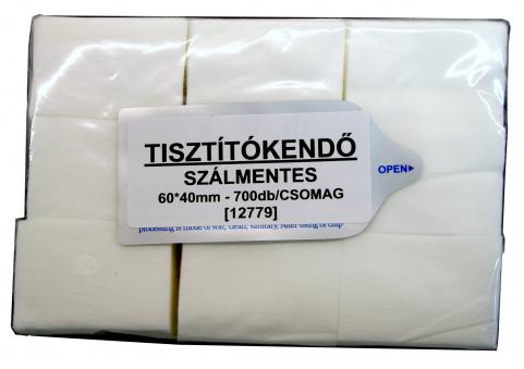 Tisztítókendő szálmentes 60x40mm 700db/csomag OptiC [12779]