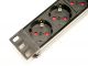 Elosztó rack 19"  8xSchuko kapcsolós fekete APower [12858]-a