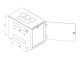Rack szekrény  6U fali 19" 600x500  szürke RUA-06-AS5-CAY-A1 Triton [12915]-b