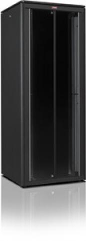 Rack szekrény 22U álló 19" 800x 800 fekete LN-FS22U8080-BL-111 Lande