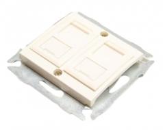 Fali aljzat fedél+beépítő keret Üres 2p 50x50mm fehér Valena Excel (13679) Fali aljzat fedél+beépítő keret Üres 2p 50x50mm fehér Valena Excel (13679)