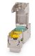 Modulár betét RJ45 Cat6A SFTP 180° sz.n. KEJ-C6A-S-HD KELine [13835]-b
