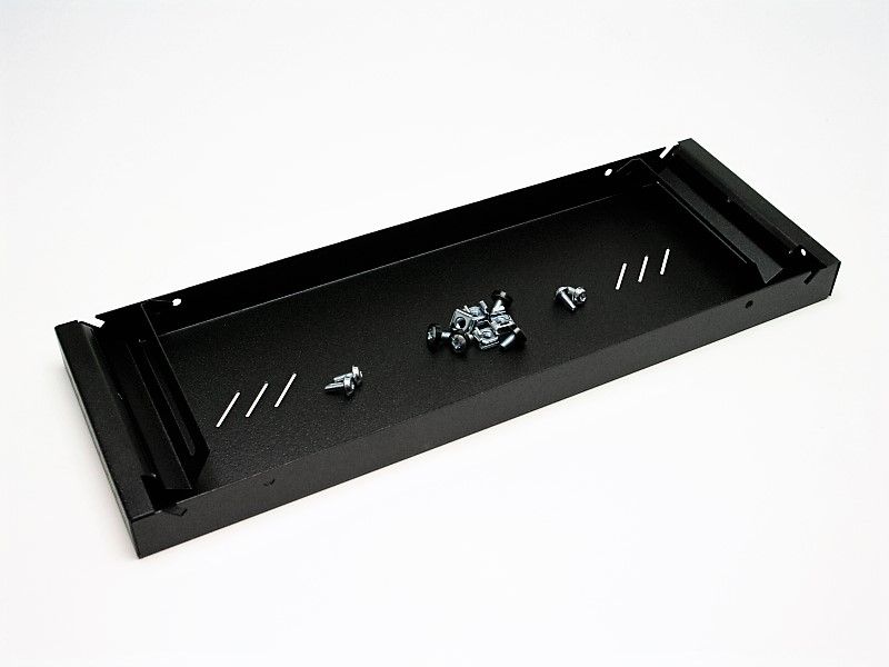 Rack polc 19" 1U 150mm fekete fix RAB-UP-150-A4 Triton