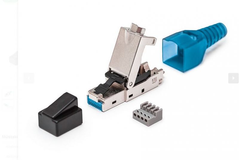 Modulár dugó RJ45 Cat6A/7A STP patch/fali (1,2mm) sz.n. FT45 KELine [14781]