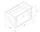 Rack keret 6U fali 19" fekete fix RSX-06-XS3-BXX-A1 Triton-a