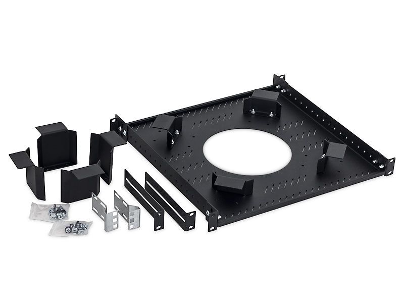 Rack kábeltartó tálca 19" 1/10U fekete RAB-VP-R01-A1 Triton