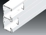 Kcs 160x65mm parapet csatorna fehér 2m/szál PK 160X65 D HD Kopos Kcs 160x65mm parapet csatorna fehér 2m/szál PK 160X65 D HD Kopos