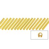 Kábeljelölő "0 - 9 + A - F" 3,5-7,5mm egységcsomag (160db) OEM *[15388]
