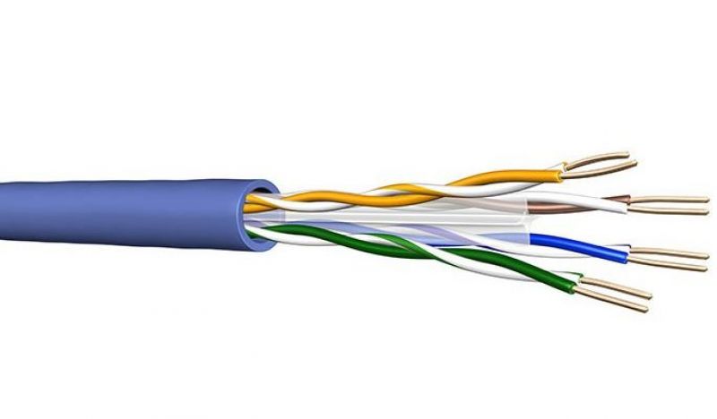 Kábel Cat6   UTP fali  PVC 500m kék UC400 HD (60026614) Draka [15457]