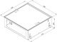 Rack szekrény  4U mennyezeti 19" szürke lenyíló DGX-04-C66–CXX–A1 Triton [15552]-a
