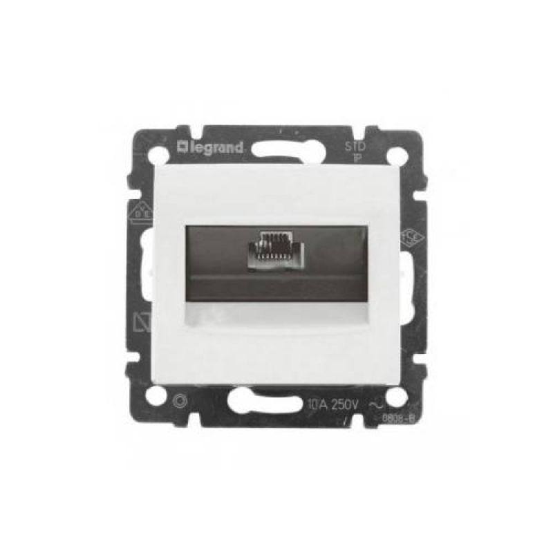 Fali aljzat RJ45 Cat6 UTP 1port fehér Valena 774242 Legrand