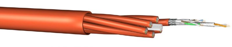 Kábel Cat7 S/FTP fali LSHF 3000m 6x8-as Data Center kábel Draka [16313]