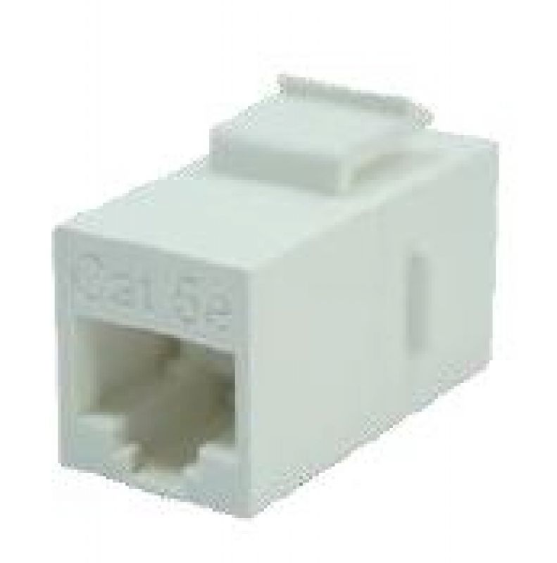 Modulár betét RJ45 Cat5E  UTP patch összekötő fehér EXW [16415]