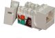 Modulár betét RJ45 Cat6  UTP  90° fehér EXW [16430]-a