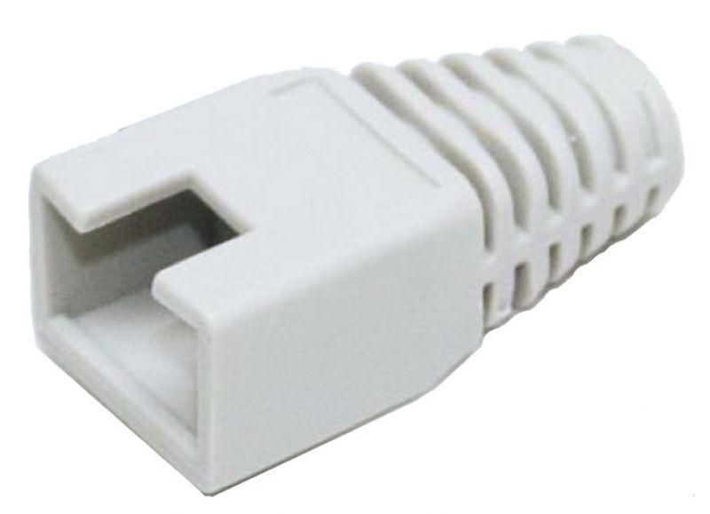 Törésgátló RJ45 UTP/FTP gumi  szürke EXW [16435]