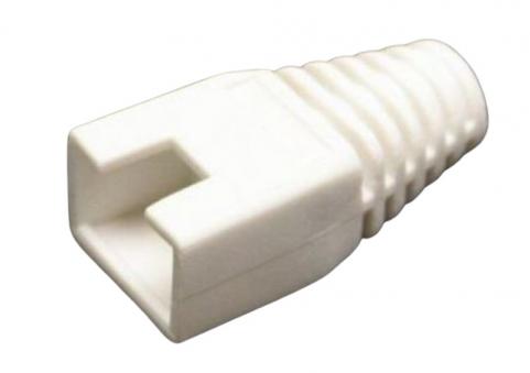 Törésgátló RJ45 UTP/FTP gumi fehér EXW [16436]