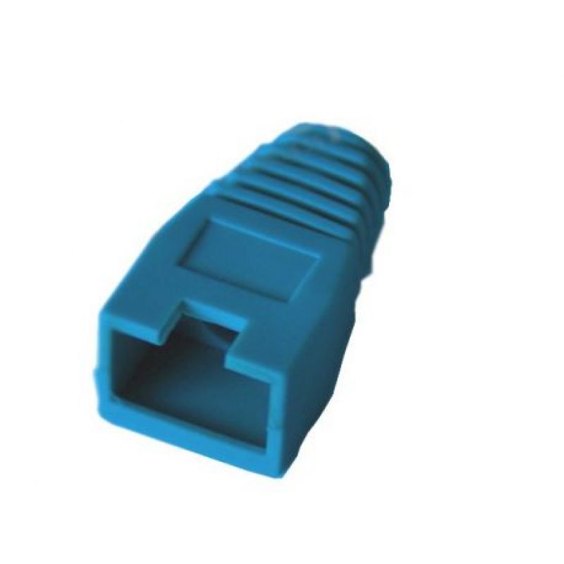 Törésgátló RJ45 UTP/FTP gumi kék EXW [16438]
