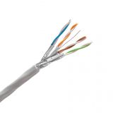 Kábel Cat6A  U/FTP fali LSOH 500m  szürke 10Giga KELine [16513]