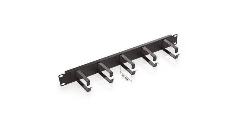 Rack gyűrűspanel 19" 1U 40x 80mm fekete RAB-VP-X21-A2 Triton