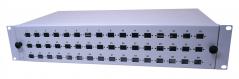Patch panel opt. Üres 48p (48xSCslx/LCdlx/E2000) rack 19" 2U EFB [16636]