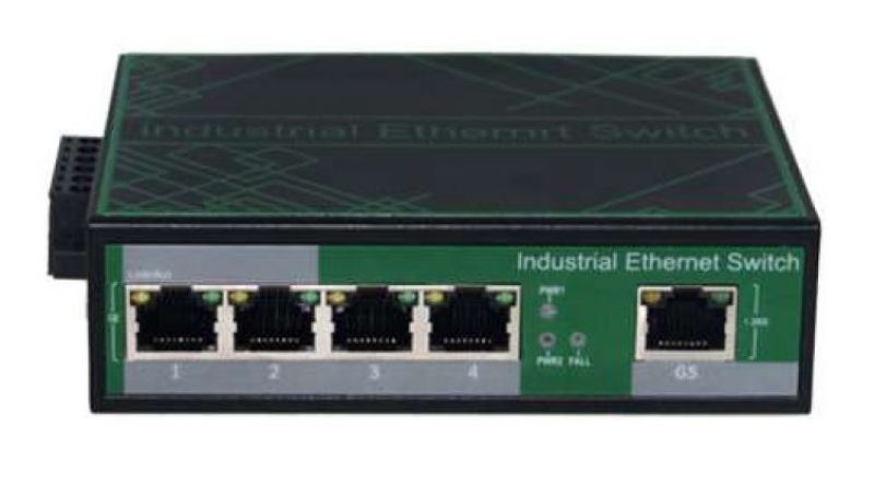 Switch  1G  5p (5x100M/1G RJ45) DIN IS-60005 CRD [16798]