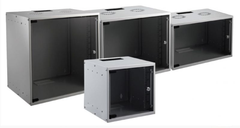 Rack szekrény 15U  fali 19" 600x600  szürke lapraszer. WGB-1915GR.60 EFB [17120]