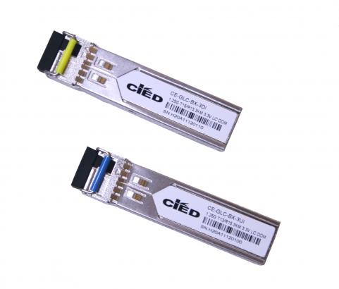 SFP  modul SM  1.25G   3km LC BiDi ipari DDM (CE-GLC-BX-3UI/DI) CRD [17145]