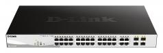 Switch  1G 28p (24x100M/1G RJ45+4x1G RJ45/SFP) DGS-1210-28/E D-Link [17274]