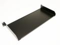 Rack polc 19" 1U  200mm fekete fix 3MM *[17476]-b