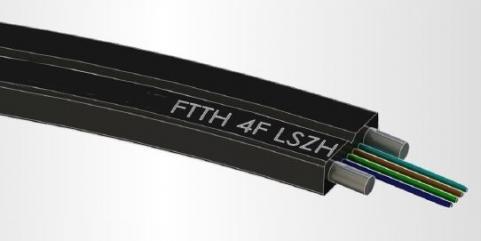 Kábel opt. SM 9/125   4ér kül-/beltéri (FTTH)/lég LSZH TL [17600]