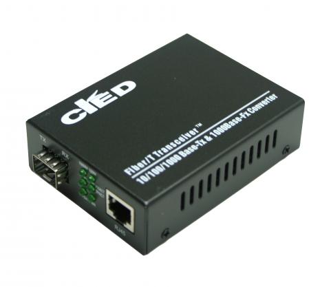 Konverter SFP/ RJ45 1G/ 100M/1G (CE-SFP9001v3) CRD [17652]