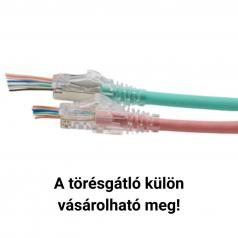 Modulár dugó RJ45 Cat5E  UTP patch/fali (1mm) easy plug 50µ" EXW [17701]
