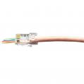 Modulár dugó RJ45 Cat5E  UTP patch/fali (1mm) easy plug 50µ" EXW [17701]-c