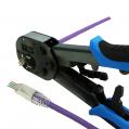 Modulár dugó RJ45 Cat5E STP patch/fali (1mm) easy plug 50µ" EXW [17702]-b