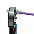 Modulár dugó RJ45 Cat5E STP patch/fali (1mm) easy plug 50µ" EXW [17702]-c