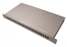 Patch panel opt. Üres 24p (24xSCslx/LCdlx/E2000)rack 19" 1U fix OEM [18009]