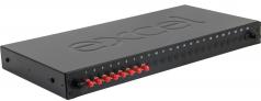 Patch panel opt. 24p (8xST+16x üres) rack 19" 1U 200-428 Excel [18102]