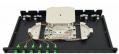 Patch panel opt. Üres 12p (12xSCslx/LCdlx) rack 19" 1U+ fiókos OEM [18223]-a