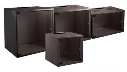 Rack szekrény 12U  fali 19" 600x450 fekete lapraszer. WGB-1912TS.45 EFB [18349]