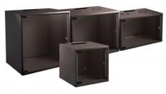 Rack szekrény 12U  fali 19" 600x450 fekete lapraszer. WGB-1912TS.45 EFB [18349]